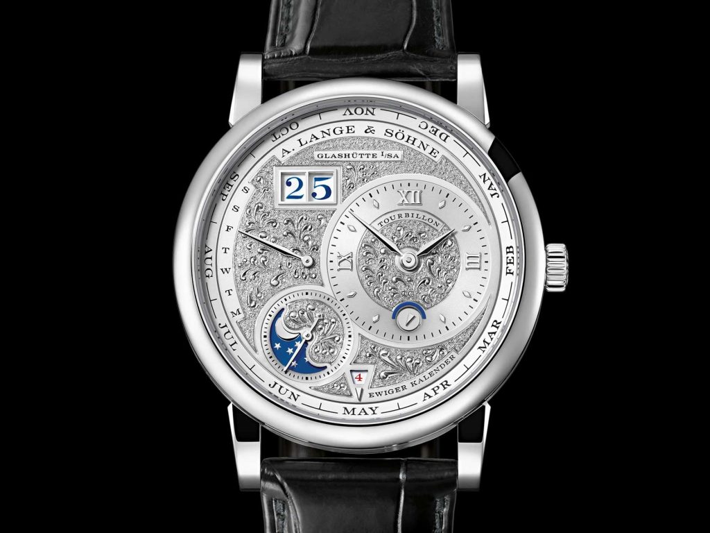 Lange 1 tourbillon perpetual calendar handwerkskunst store