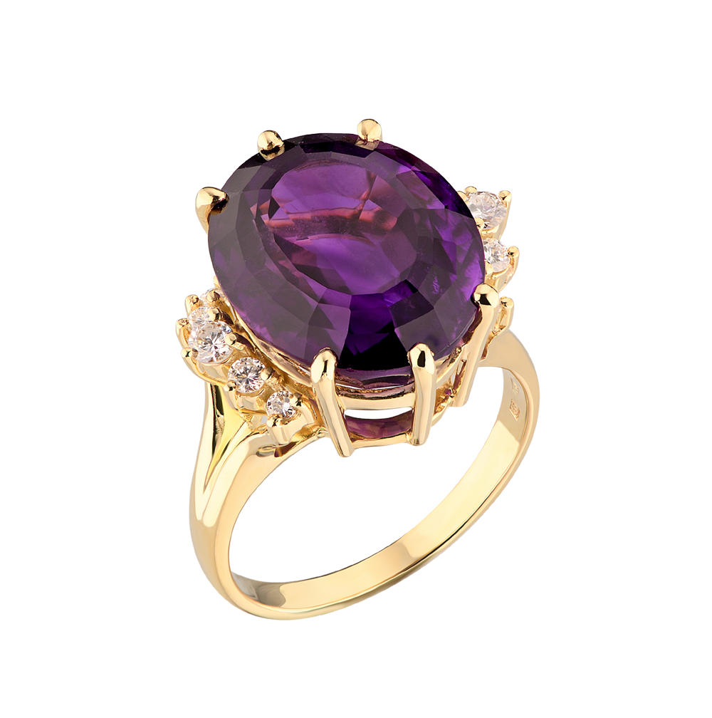 Amethyst gold discount