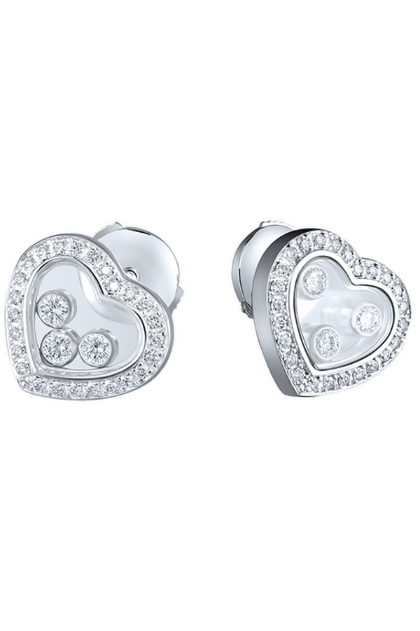 Chopard happy diamond heart earrings store