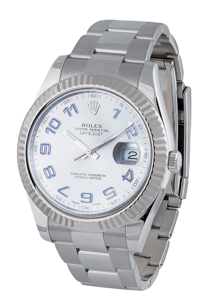 Datejust 2 silver dial outlet