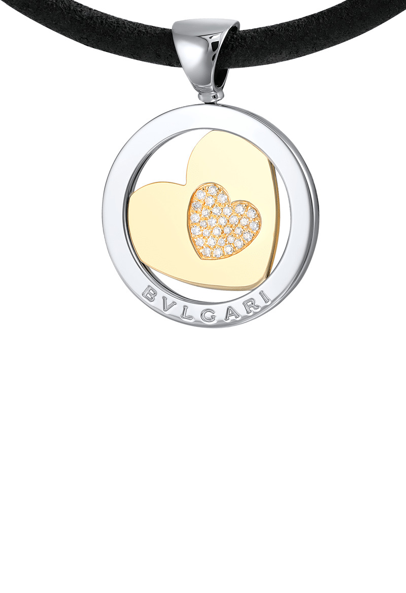 Bvlgari Tondo Heart Pendant 7897