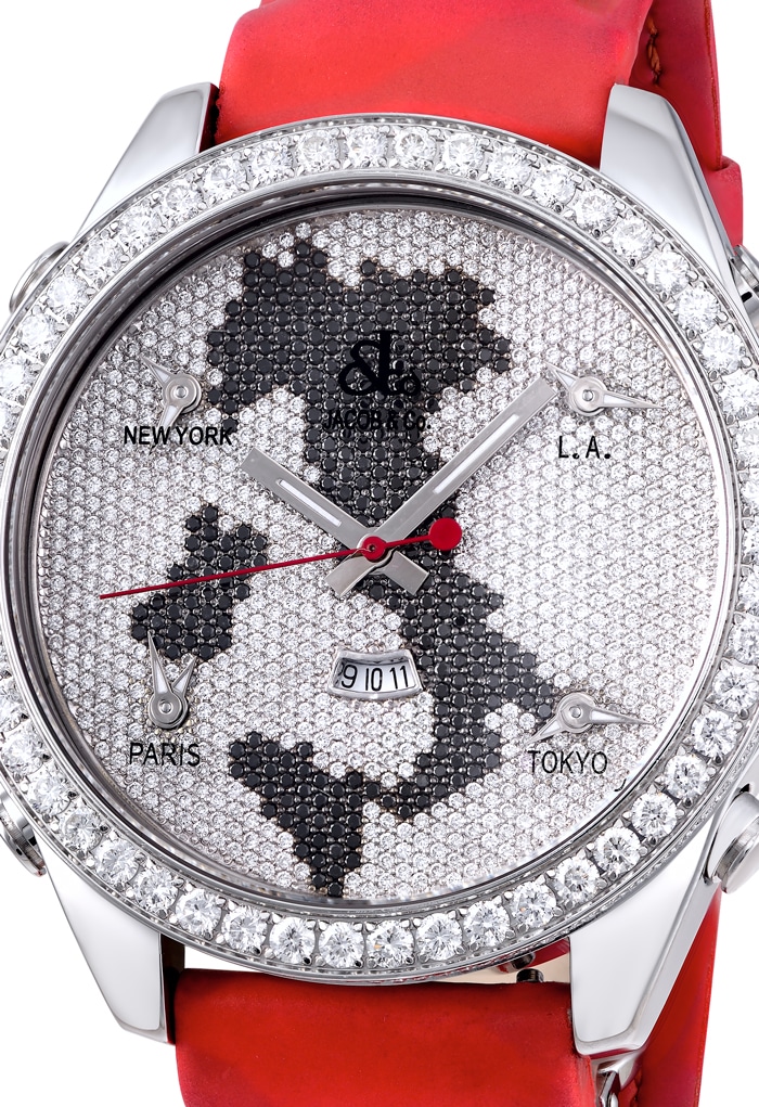 Jacob Co Jacob Co Five Time Zone Watch 8395