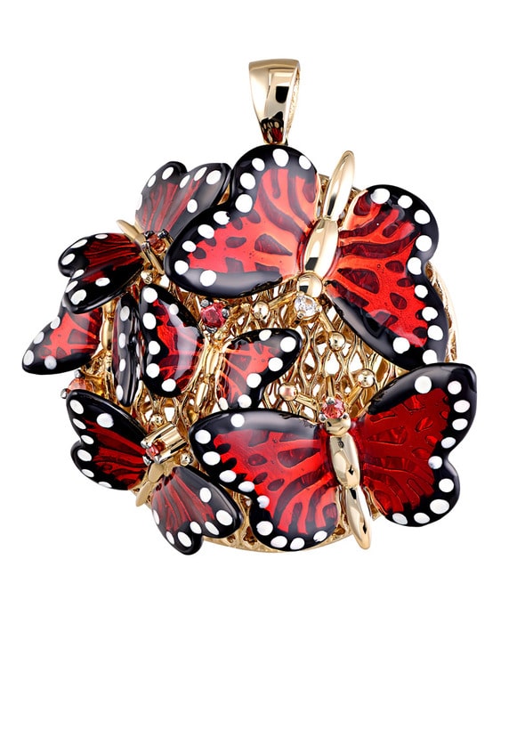 Roberto bravo discount butterfly necklace