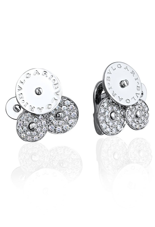 Bvlgari earrings silver online