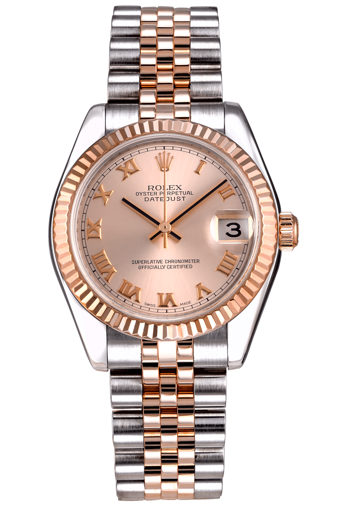 Datejust 31 rose gold top