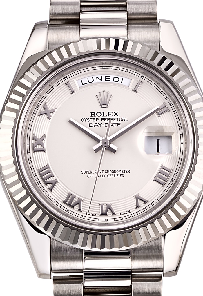 Rolex Oyster Day Date II 41mm White Gold 218239 10918