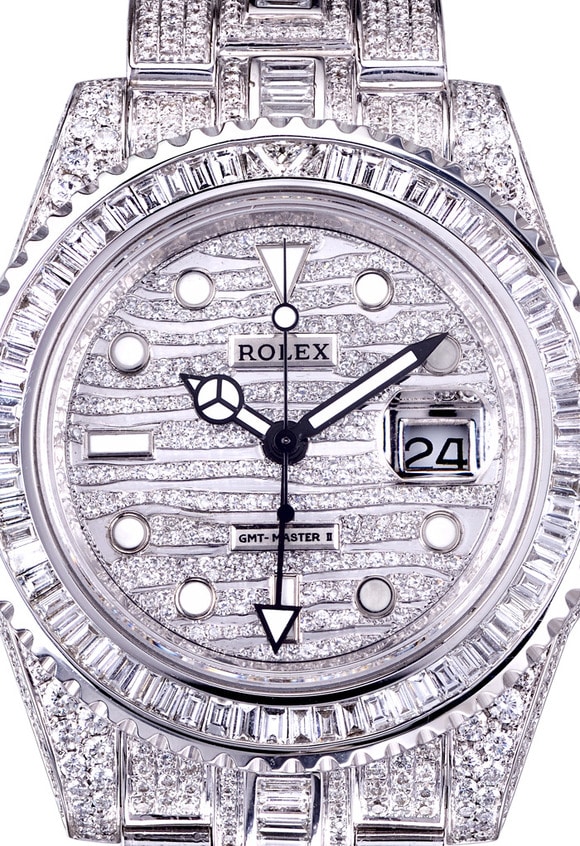 Rolex GMT Master II Full Diamond 116710 11826
