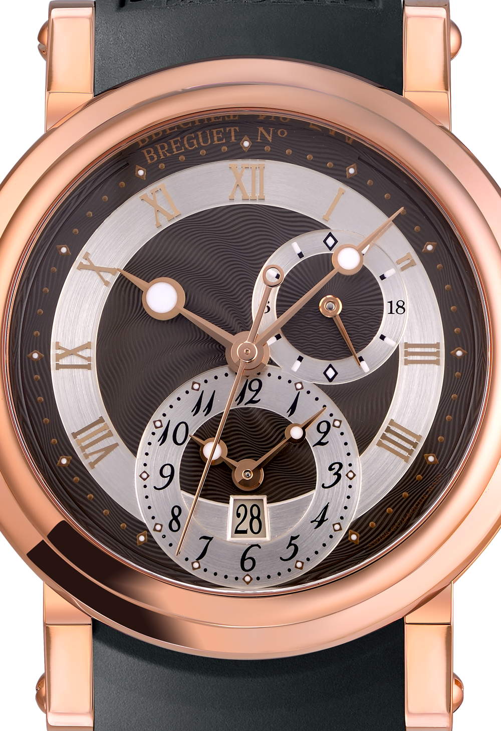 Часы Breguet Marine Rose Gold Dual Time GMT 5857BR/Z2/5ZU (35413