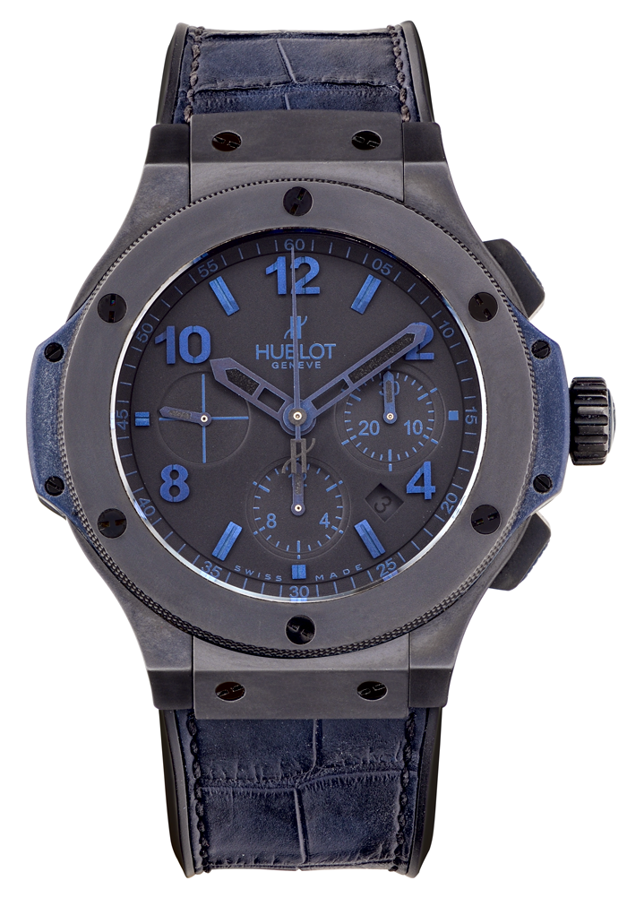 Hublot Big Bang Black Ceramic All Black Blue 301.CI.1190.GR 12744