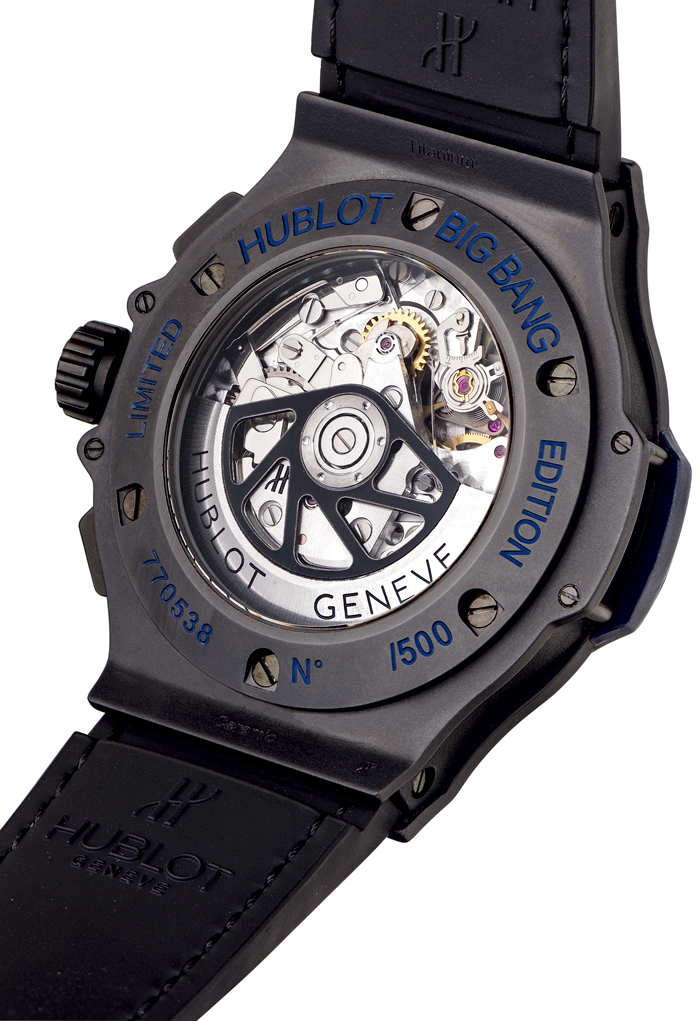 Hublot Big Bang Black Ceramic All Black Blue 301.CI.1190.GR 12744