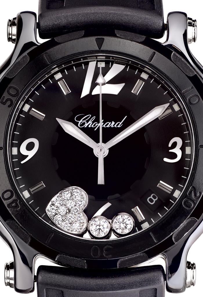 Chopard Happy Sport Black Ceramic Limited Edition 8507 12947