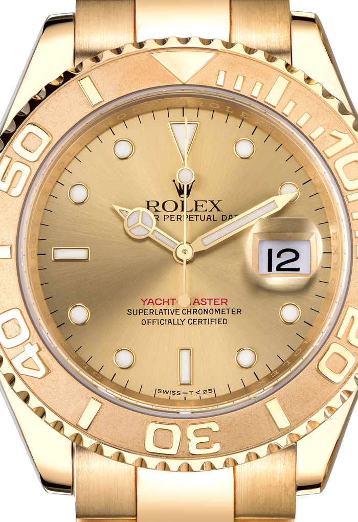 Yellow gold yachtmaster hot sale