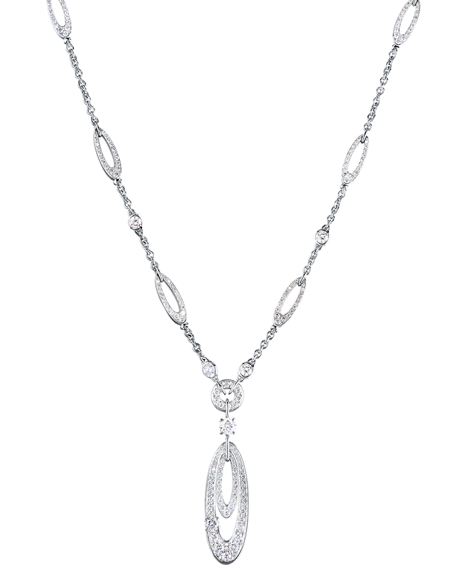 Bvlgari Bulgari Elisia Large White Gold Diamonds Necklace CL854691 13213