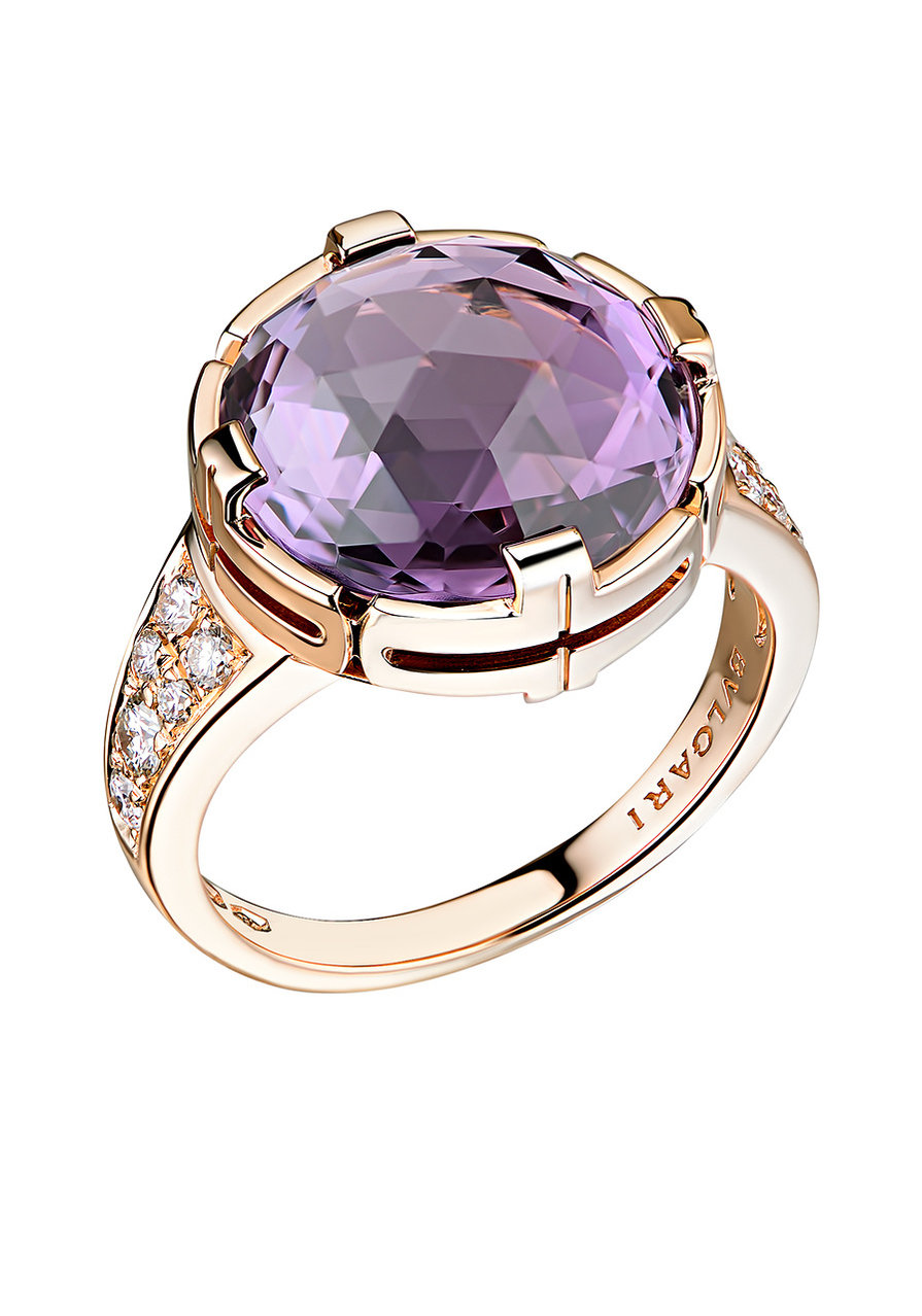 Bvlgari amethyst ring discount
