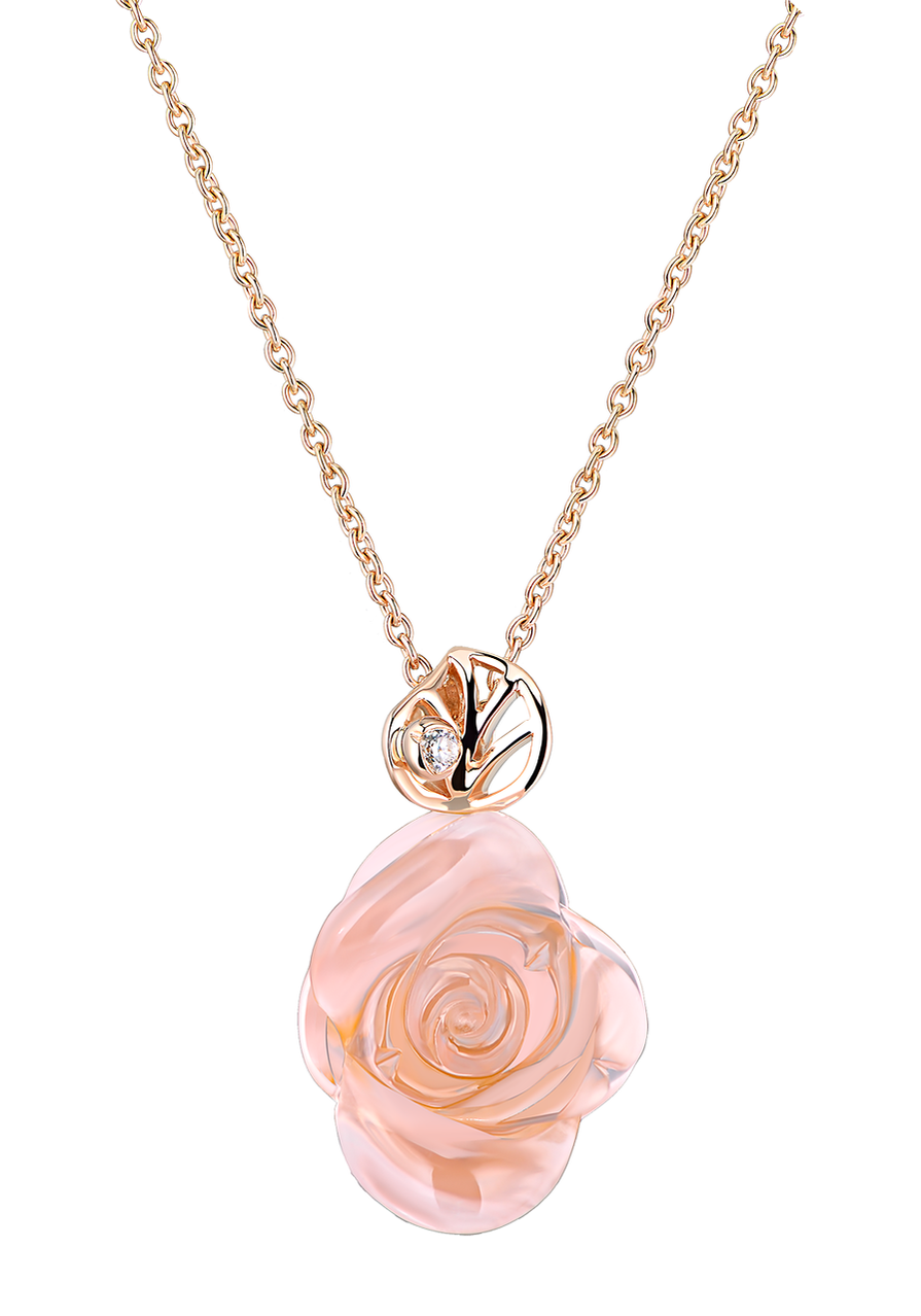 Dior Pre Catelan Necklace Pink Gold Quartz JROC95018 0000 14043