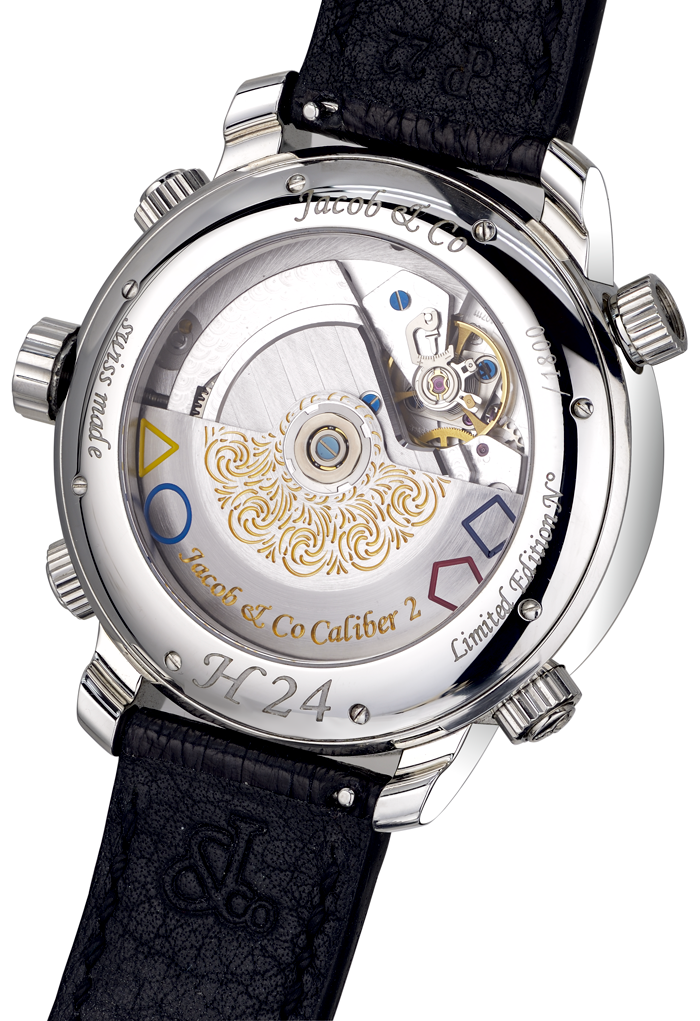 Jacob Co Jacob Co. Five Time Zone Automatic Watch H24SSG 14585