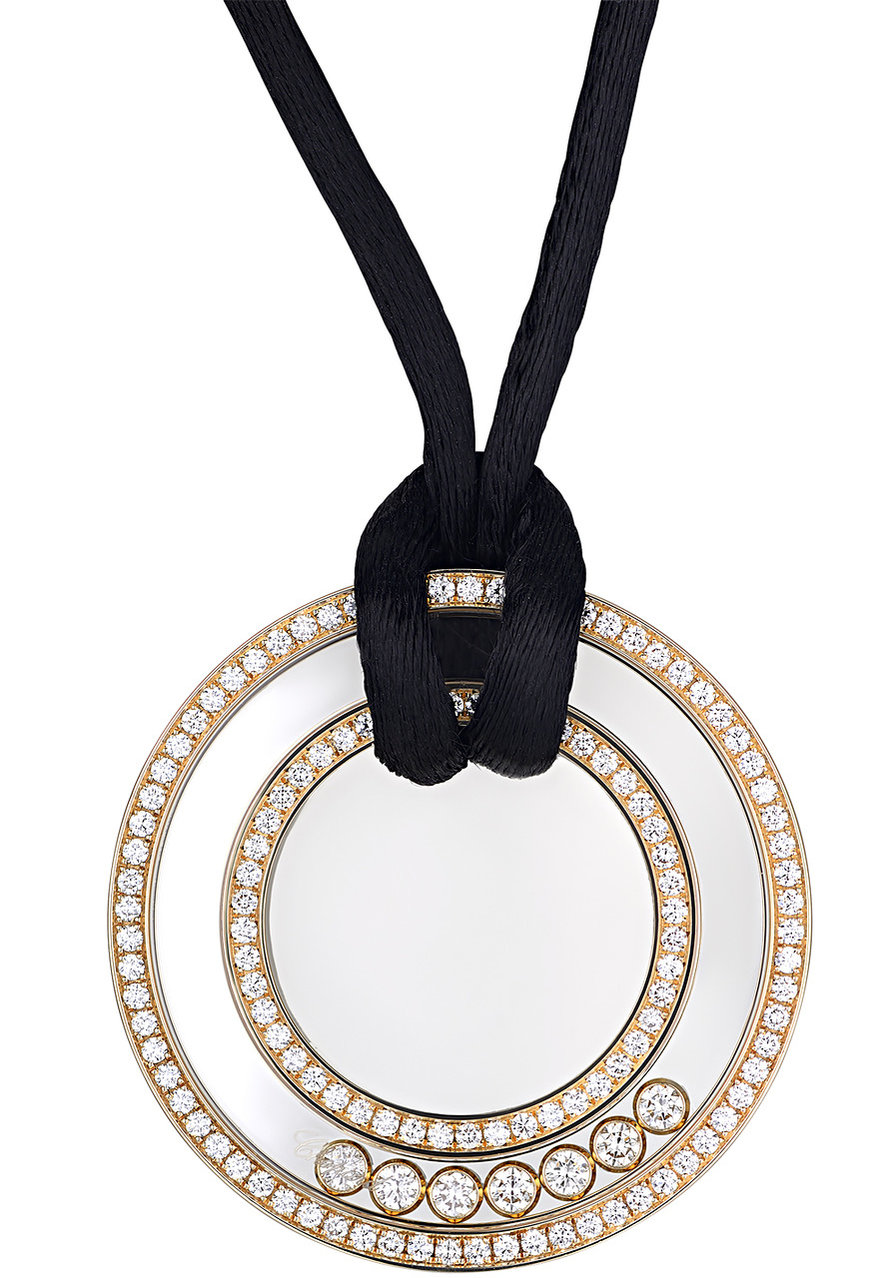 Chopard floating diamonds store