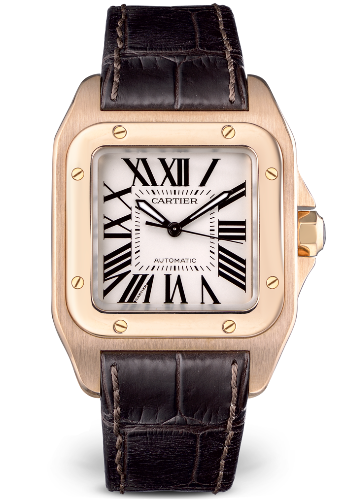 Rose gold santos sale