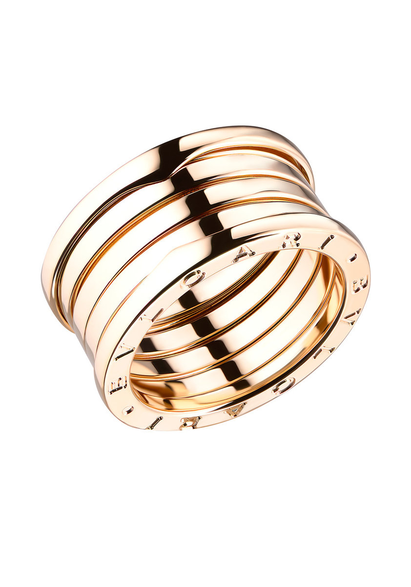 Bvlgari BZero1 4 Band Yellow Gold Ring 328166 16394