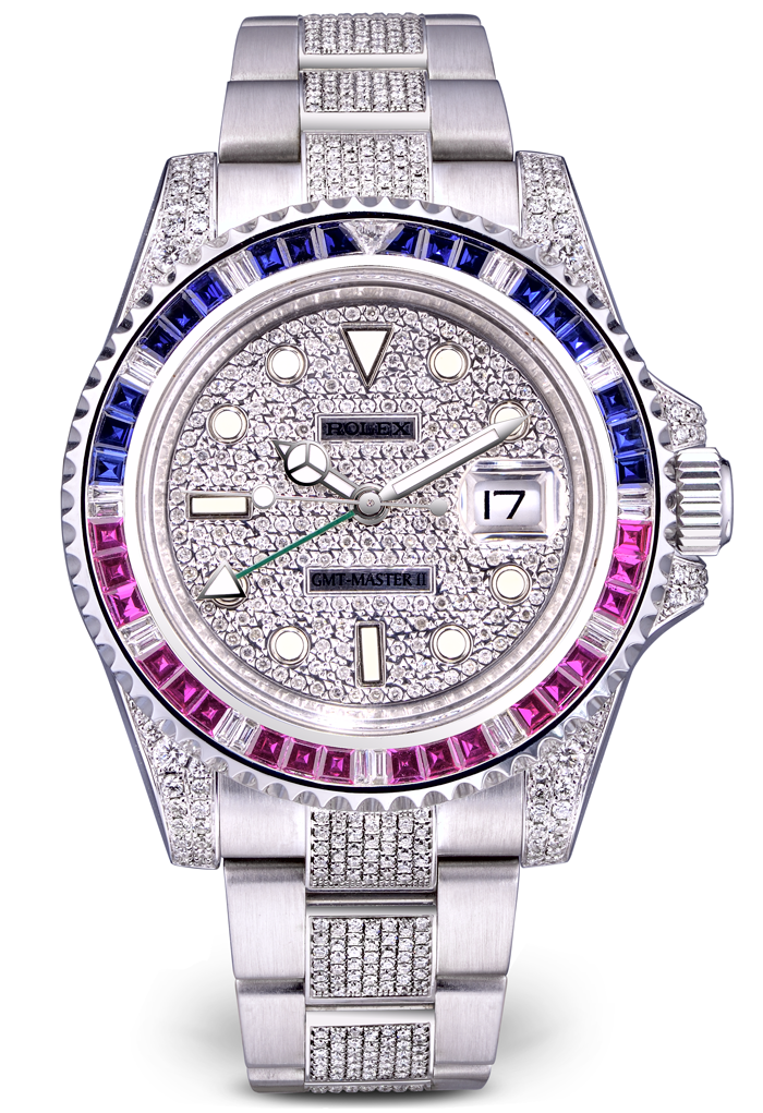 Diamond gmt master ii shop