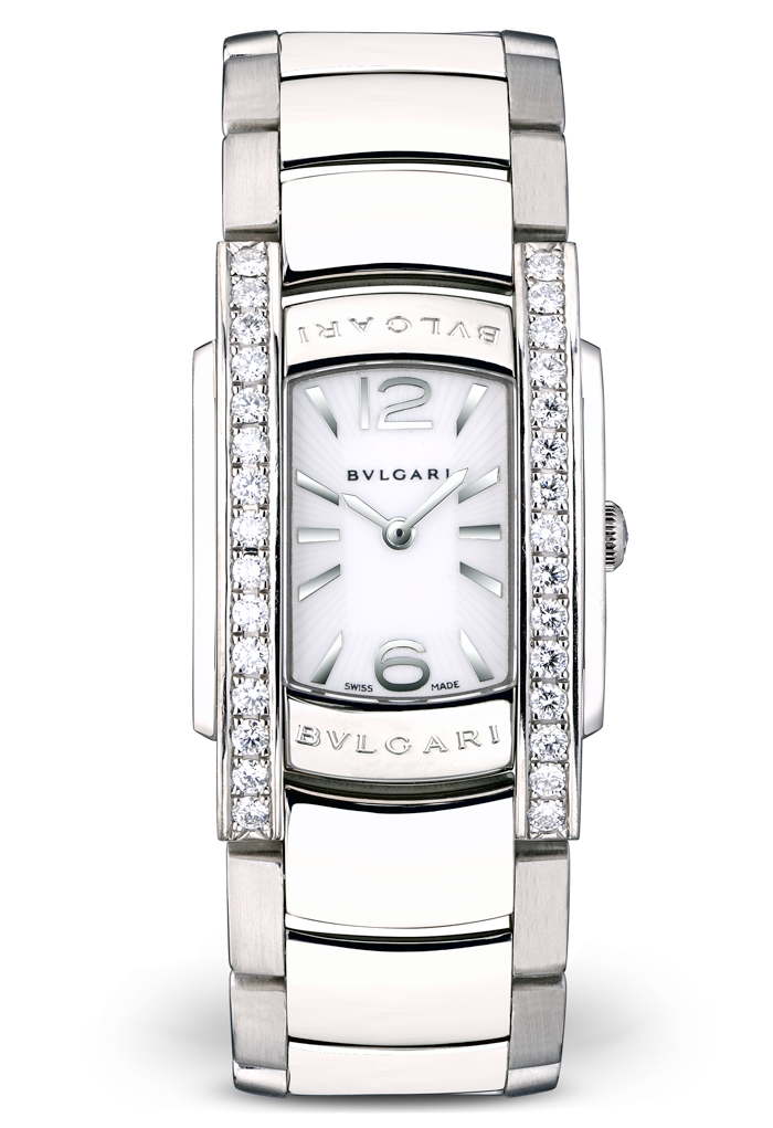 Bvlgari Bulgari Assioma 18k White Gold Quartz Diamonds Ladies Watch 31mm Assioma 17839