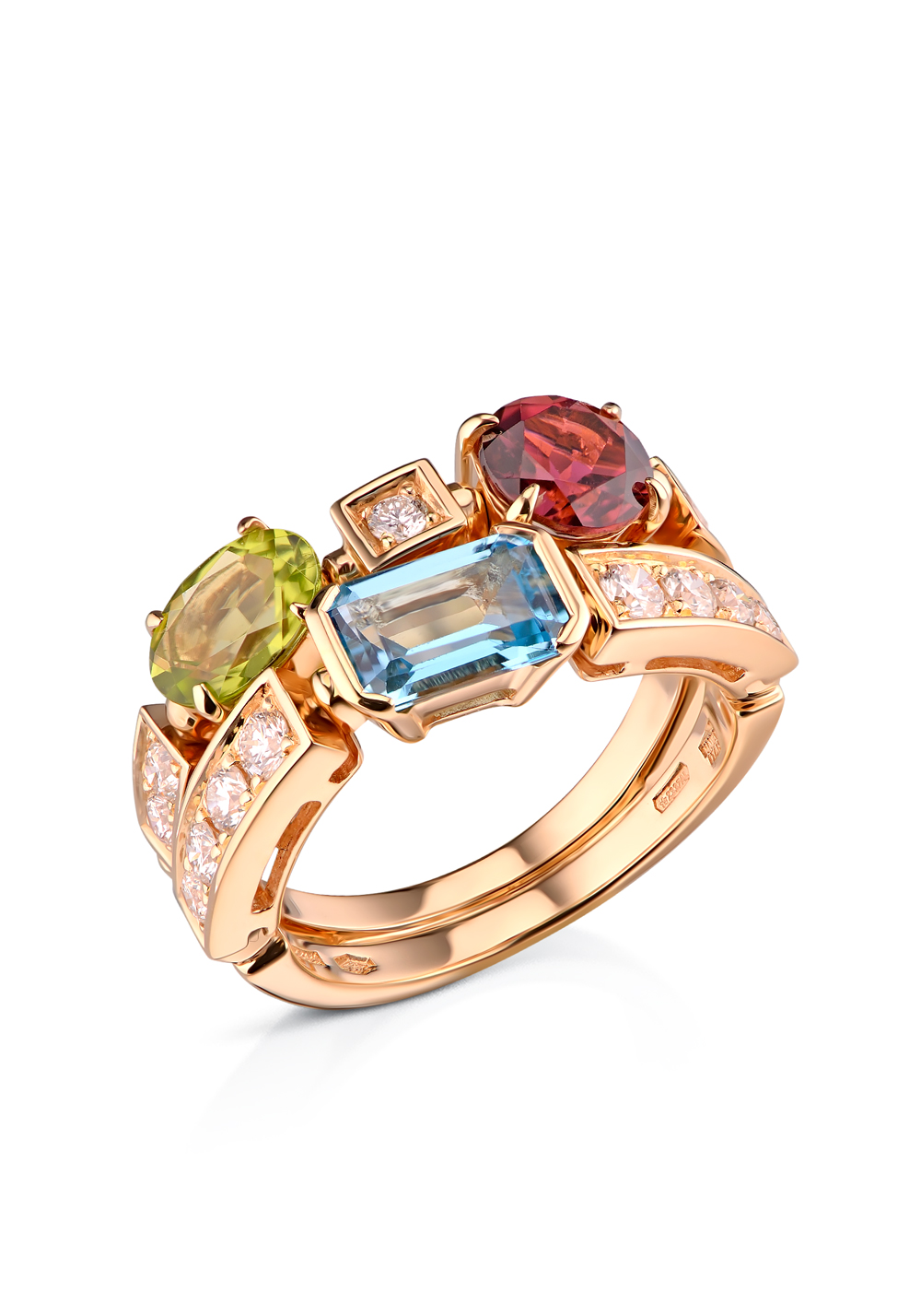 Bvlgari Allegra Yellow Gold Ring 334666 18774