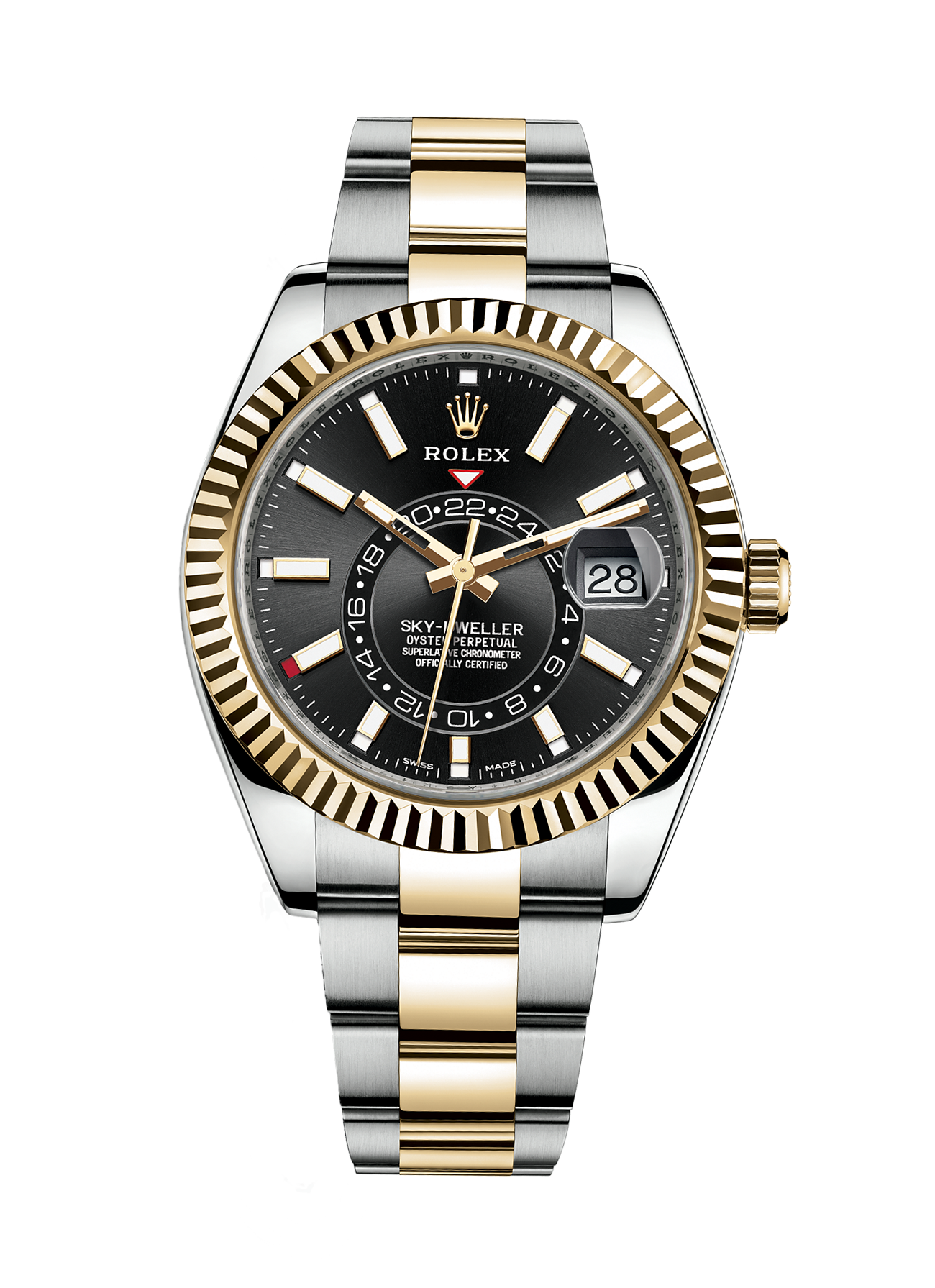 Rolex Sky Dweller 42MM Two Tone Black Dial 326933 19808