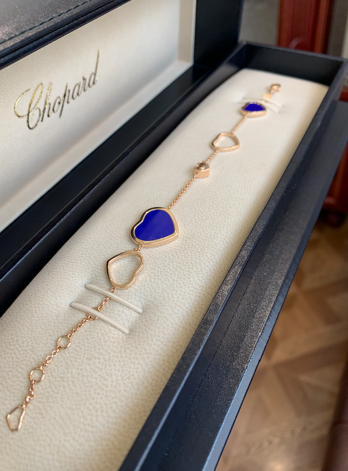 Chopard Happy Hearts Rose Gold Bracelet 857482 21385