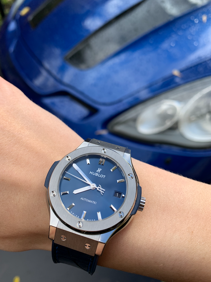 Hublot Classic Fusion Blue Titanium 565.NX.7170.LR 21288
