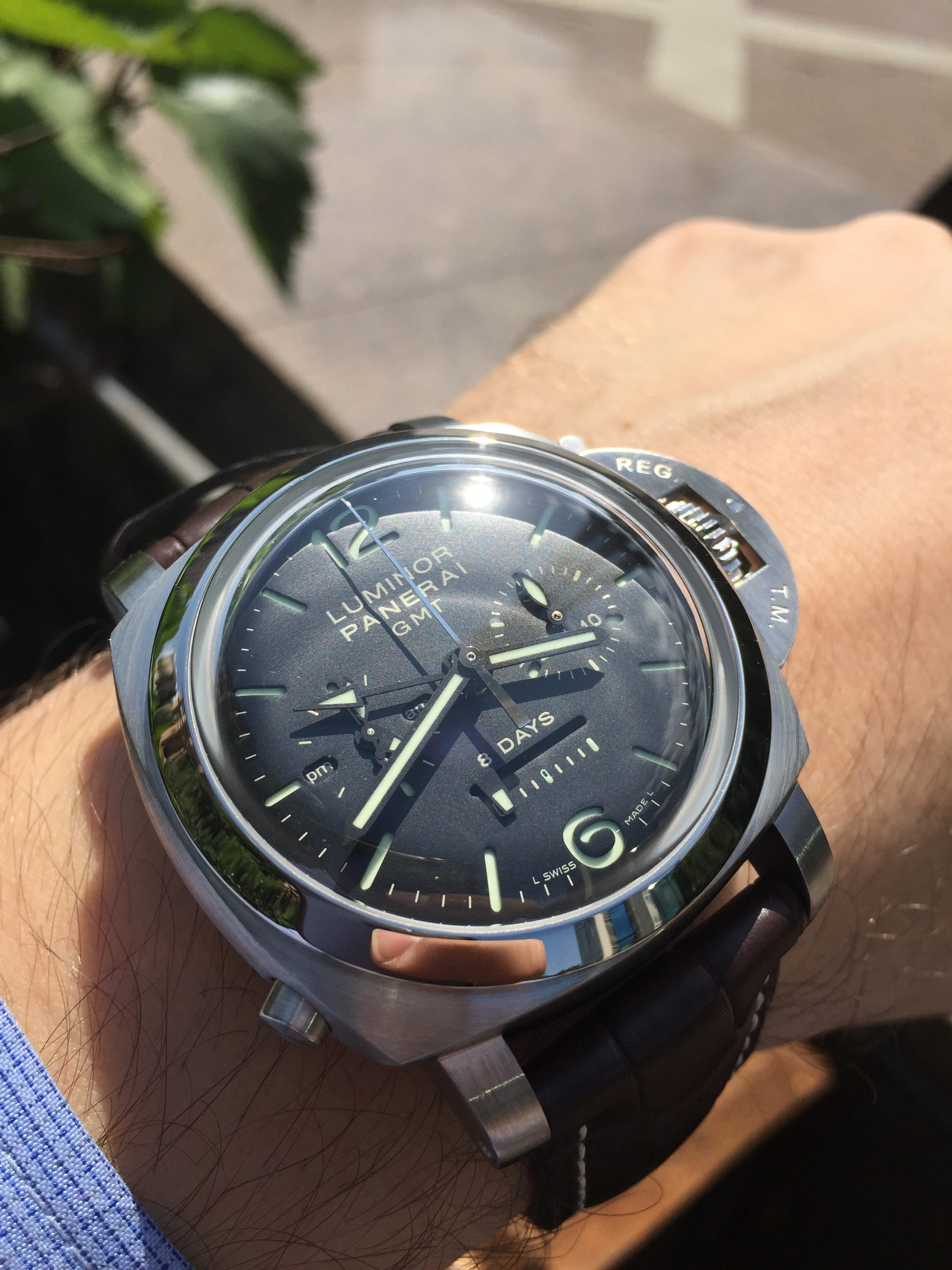 Panerai Luminor Collection Luminor 1950 8 Days GMT Monopulsante Chronograph PAM00311 19929