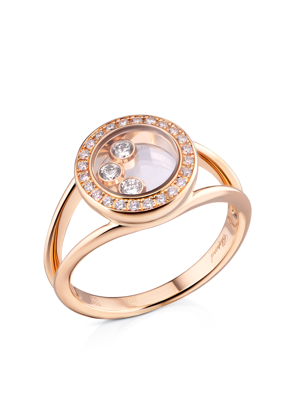 Chopard happy diamond ring store