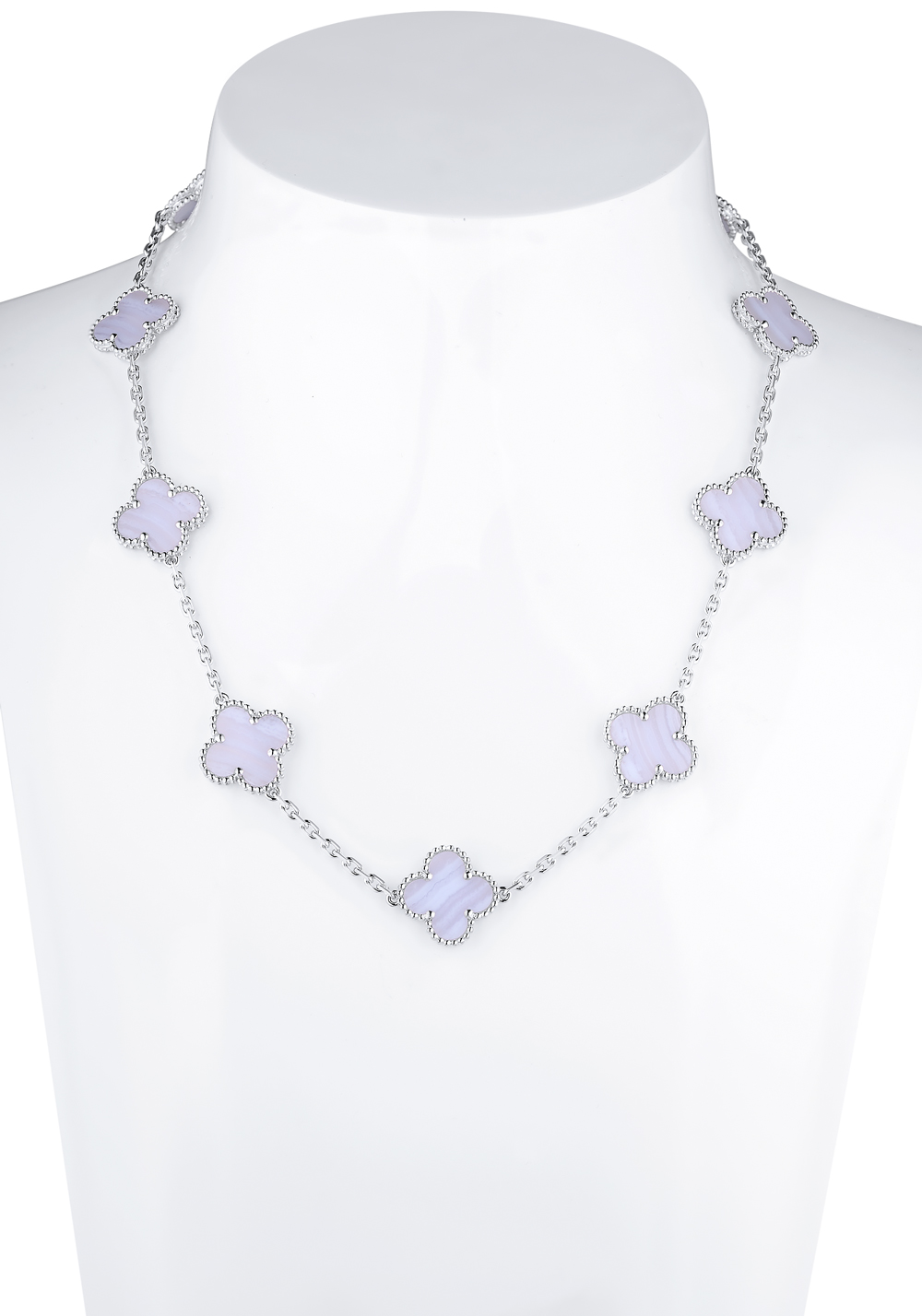 Van Cleef Arpels Vintage Alhambra 10 motifs Necklace VCARD34800 23039