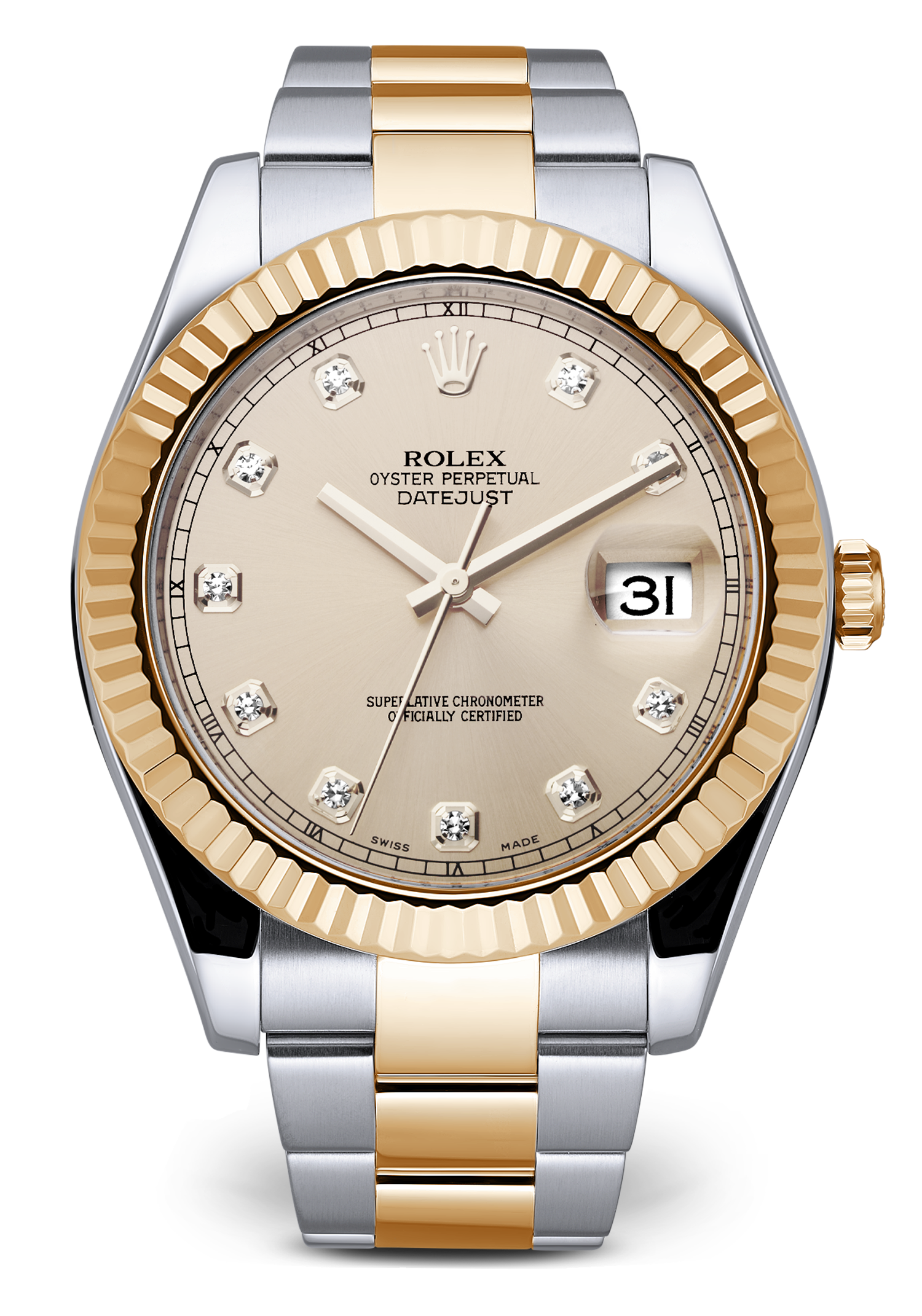 Diamond rolex oyster perpetual datejust top