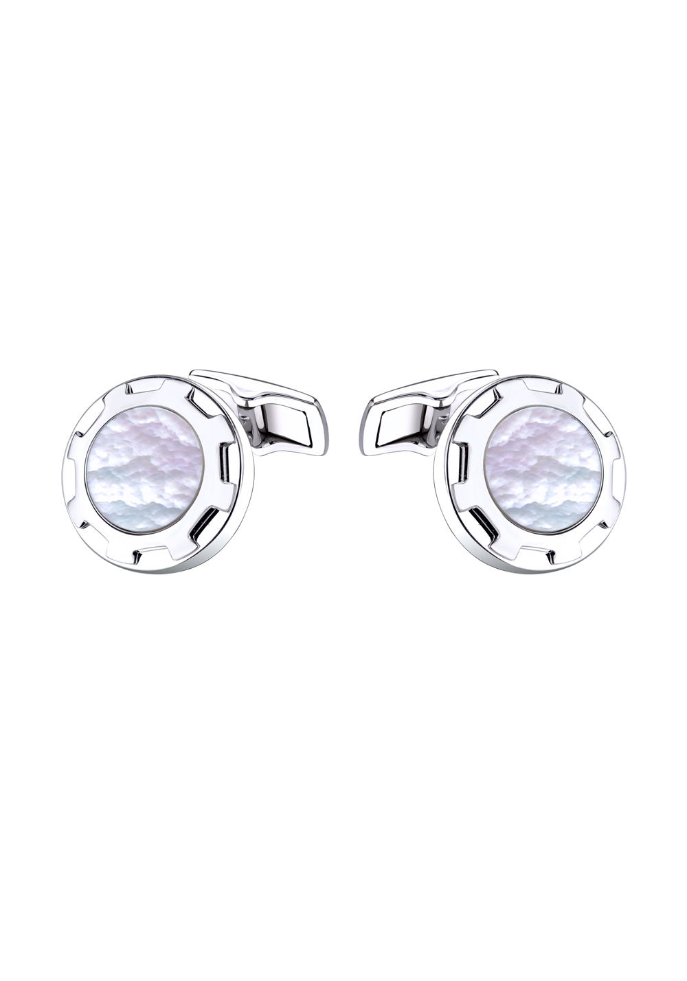 Vacheron Constantin White Gold Pearl Cufflinks 23969