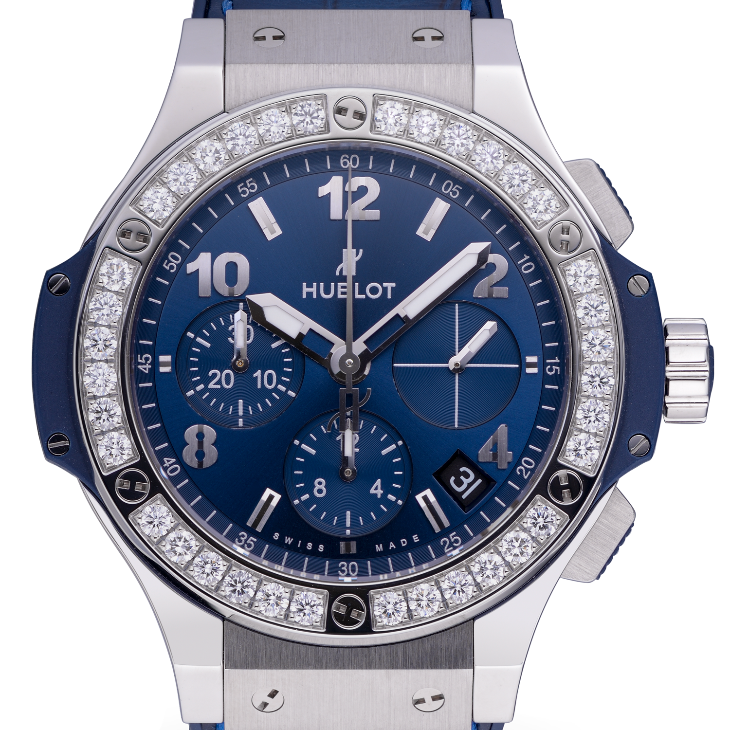 Hublot Big Bang Steel Blue Diamonds 41 mm 341.SX.7170.LR.1204 24249