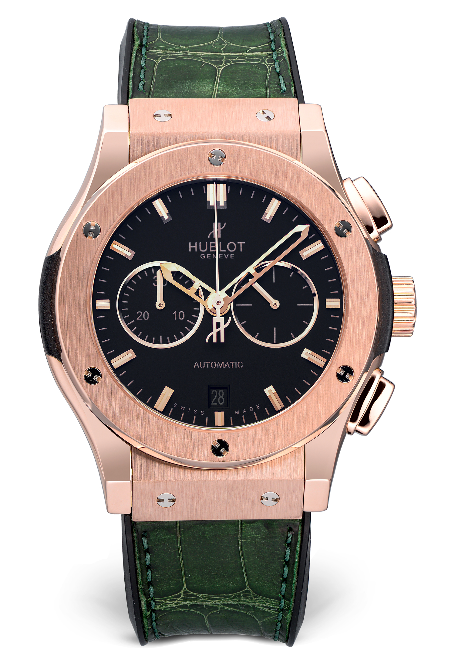 Hublot classic fusion chronograph rose gold on sale
