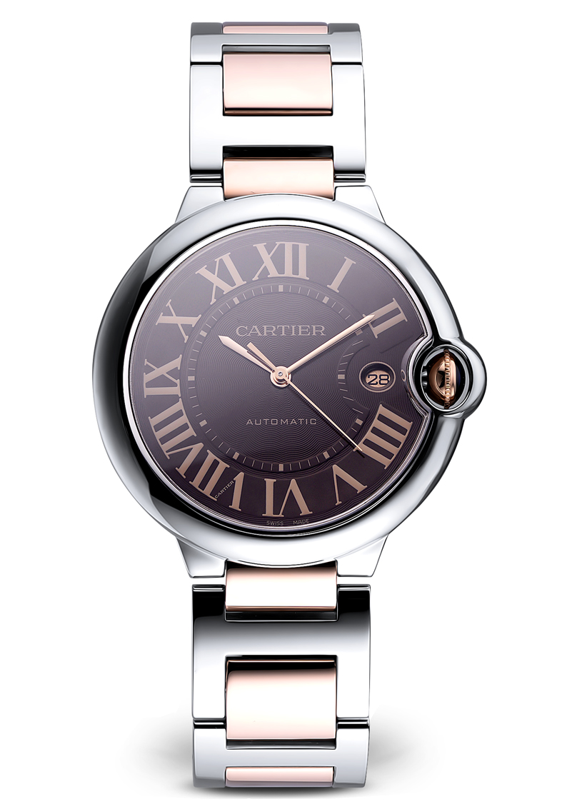 Cartier Ballon Bleu 3001 Men s Automatic Watch Ss 18k Rose Gold With Box 42mm 3001 27242