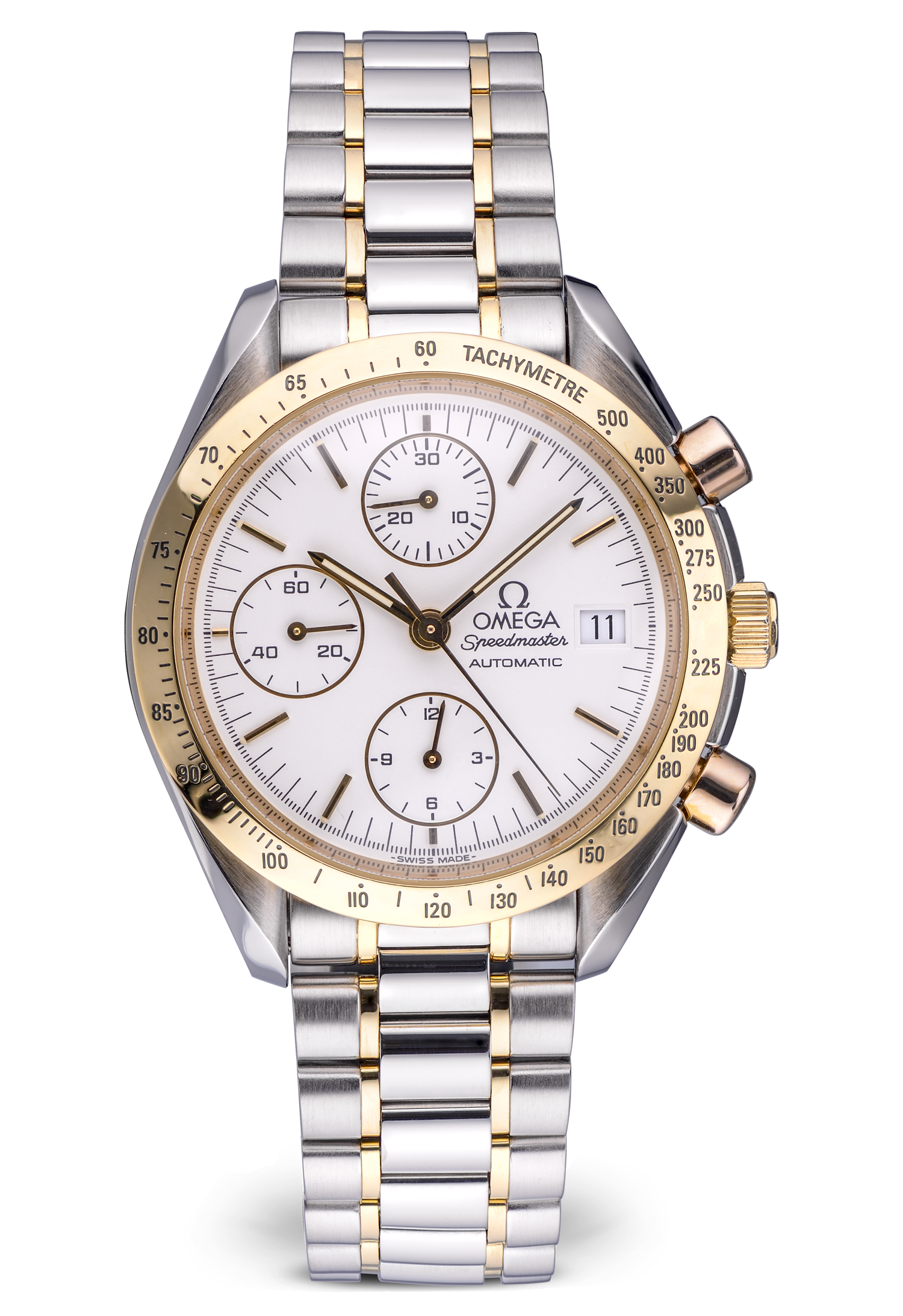 Omega Speedmaster Date Steel Yellow Gold Chronograph 3311.20.00 27391