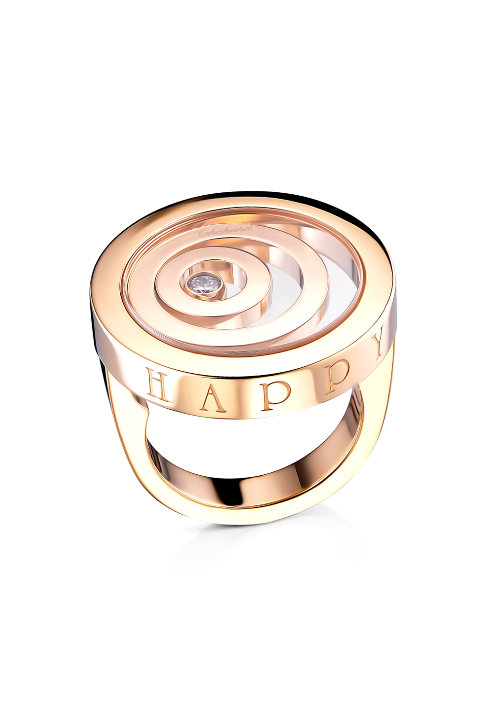 Chopard Happy Spirit Yellow Gold Ring 82 5418 27647