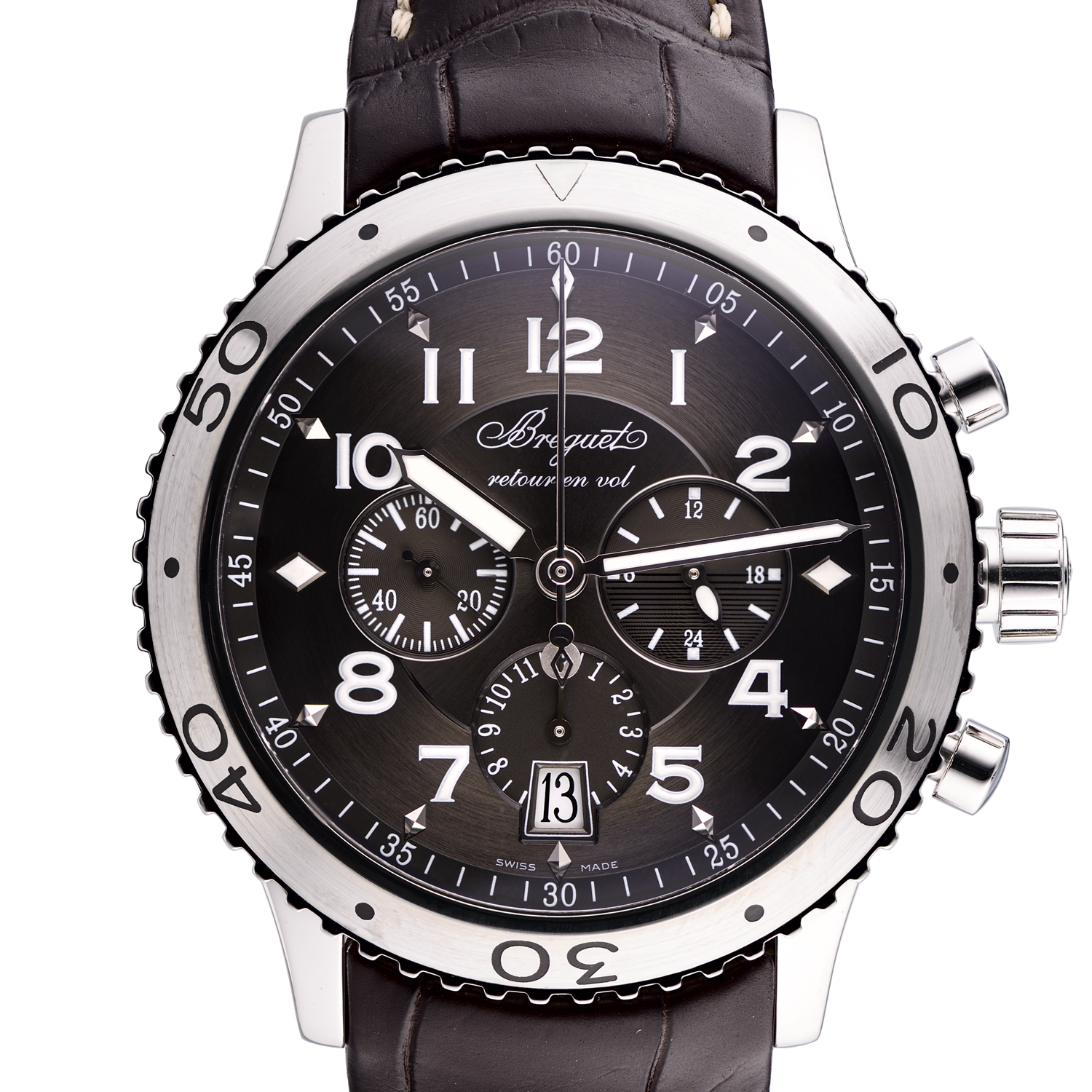 Часы Breguet Type XX / Type XXI 3810 Flyback Chronograph 3810ST/92/9ZU  (27841) купить в Москве, выгодная цена - ломбард на Кутузовском