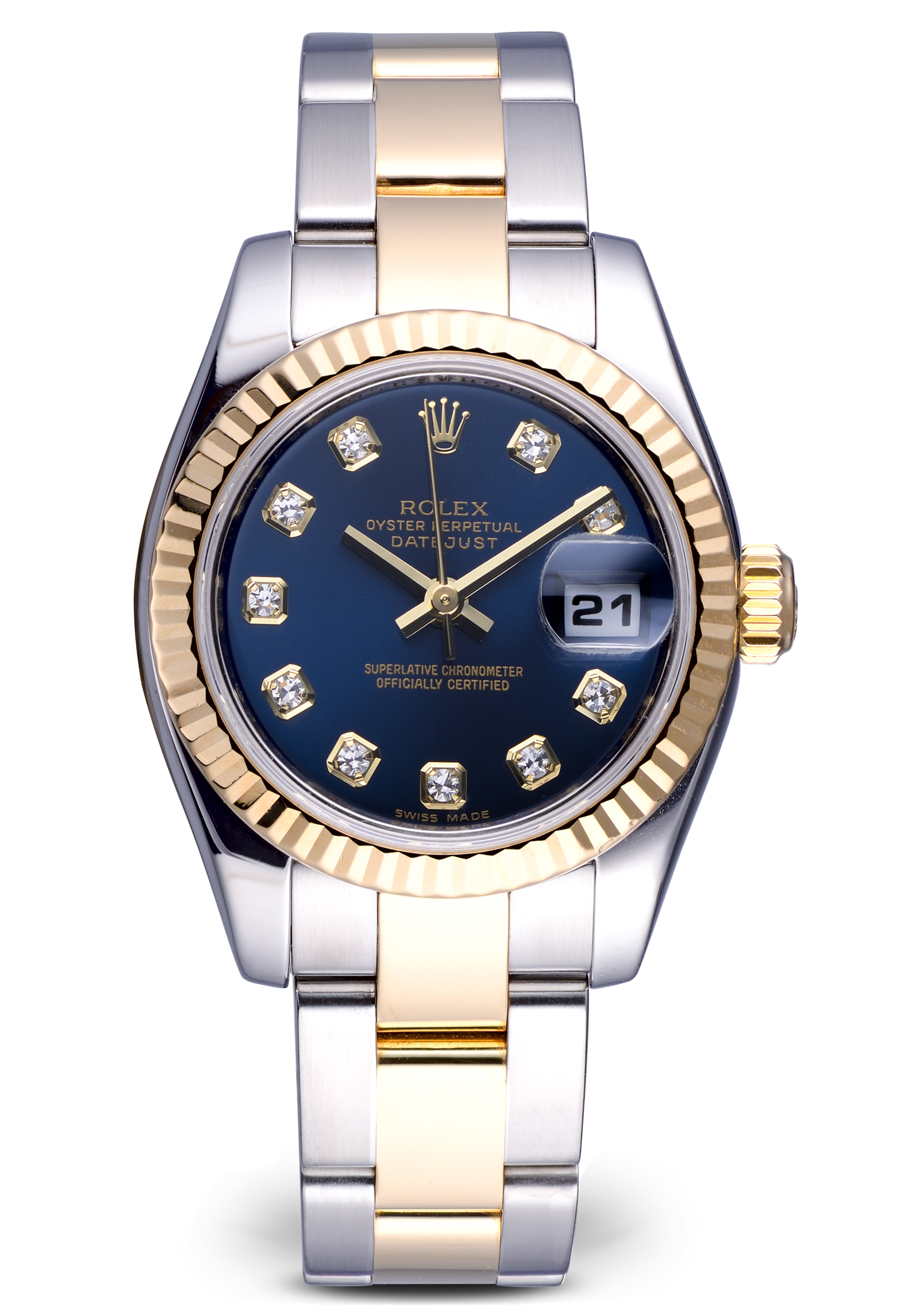 Rolex Datejust 26mm Blue Diamond Dial 179173 28079