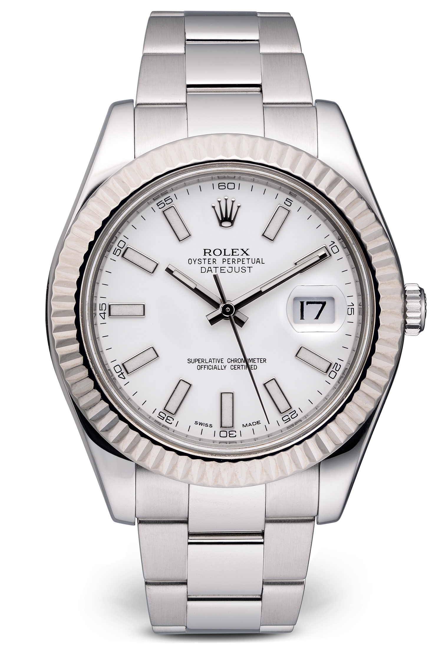 Rolex Datejust II 41mm White Dial 116334 5540