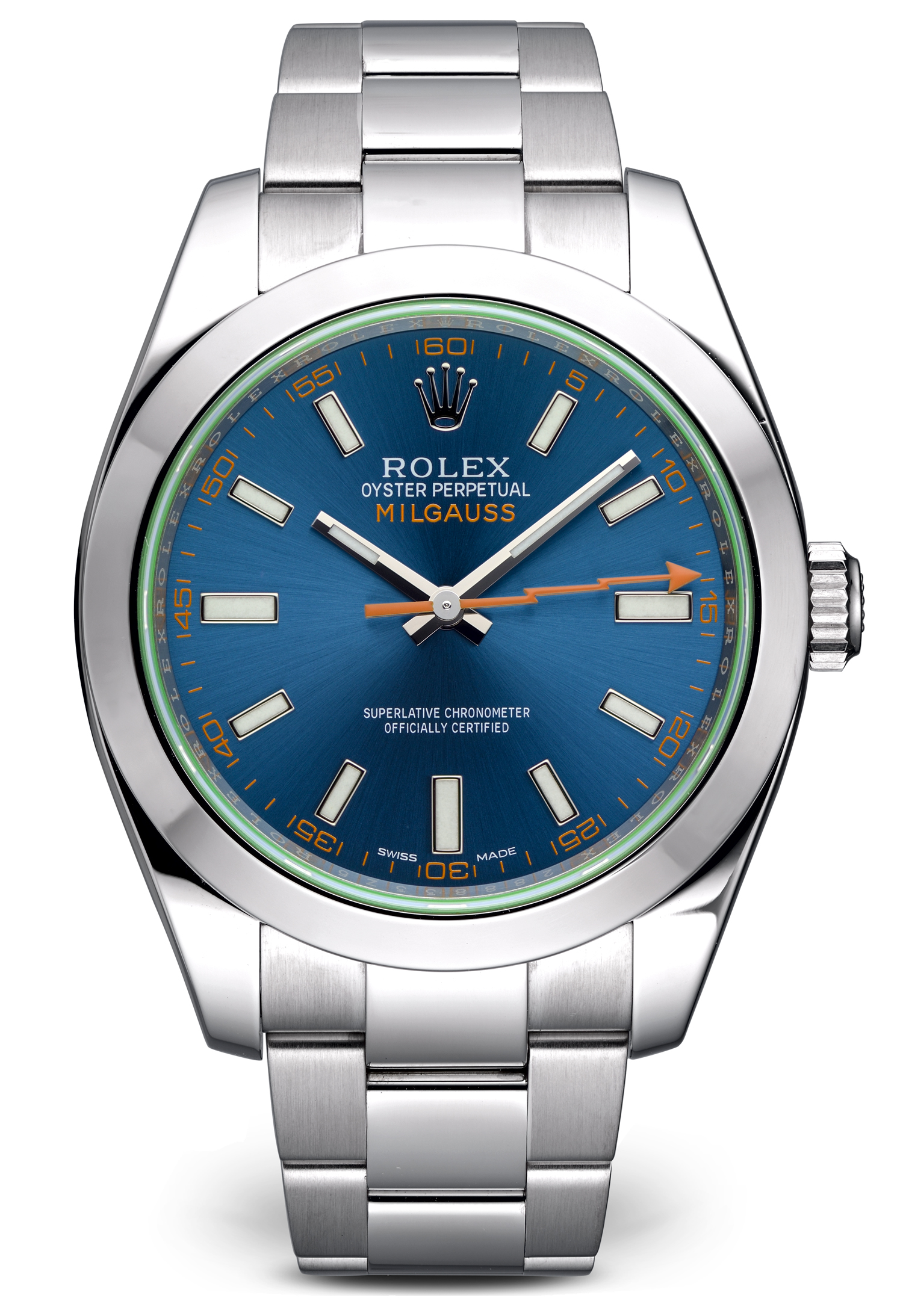 Blue rolex watch on sale