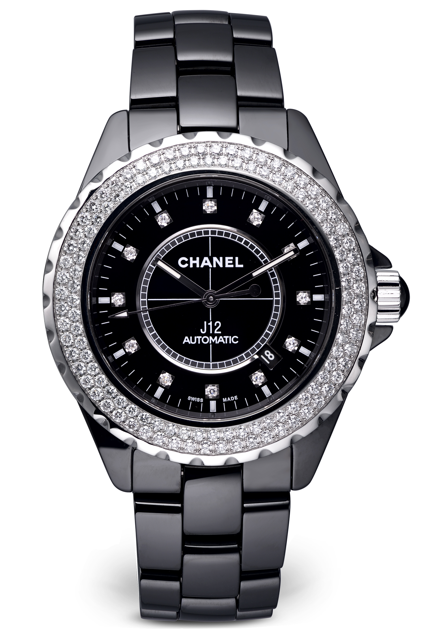 Женские белые часы Chanel