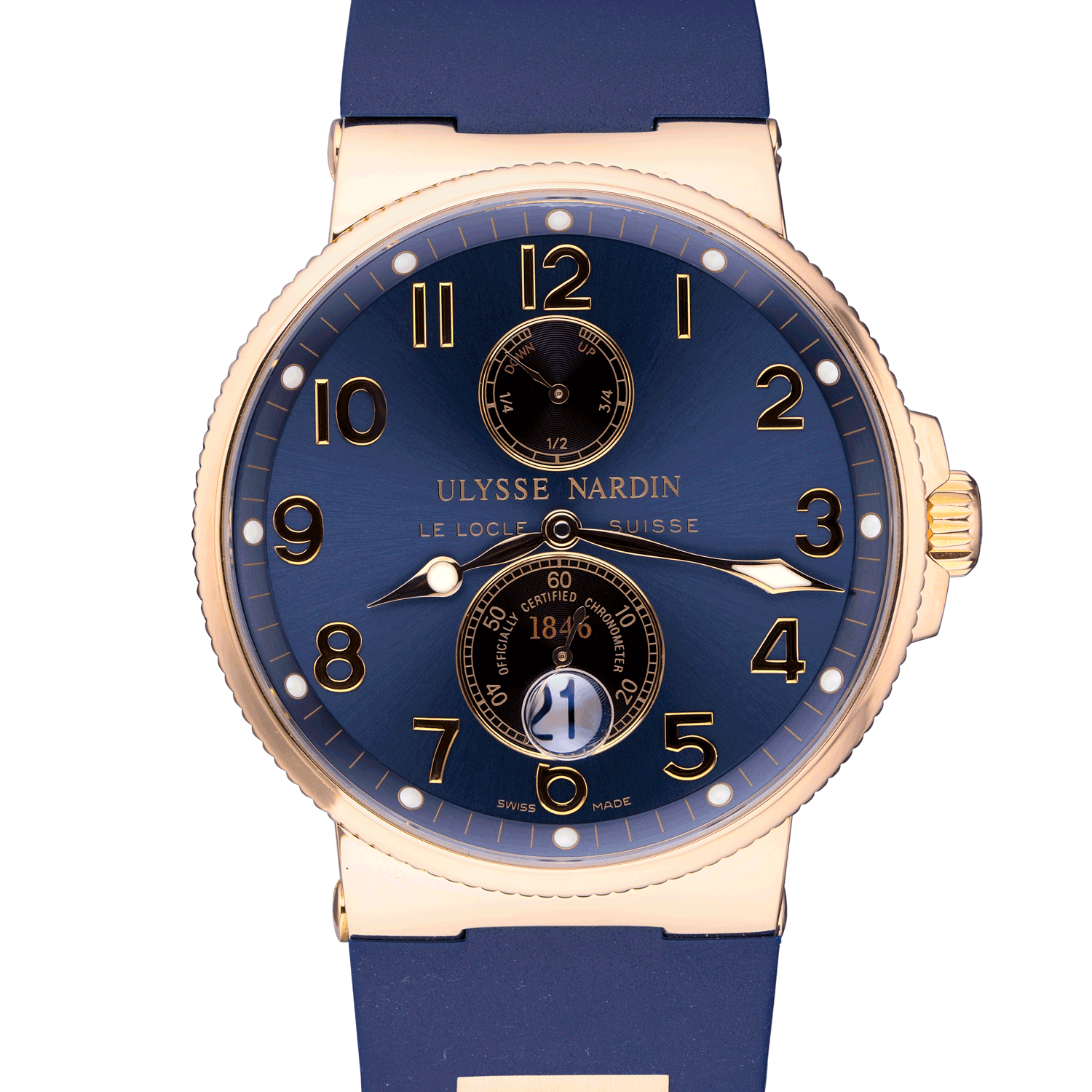 Часы Ulysse Nardin Maxi Marine Chronometer 41mm 266-66 (30090