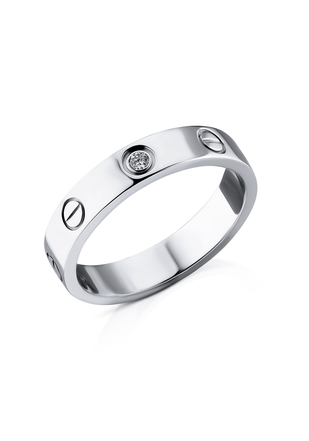 Cartier love ring white gold diamond hotsell