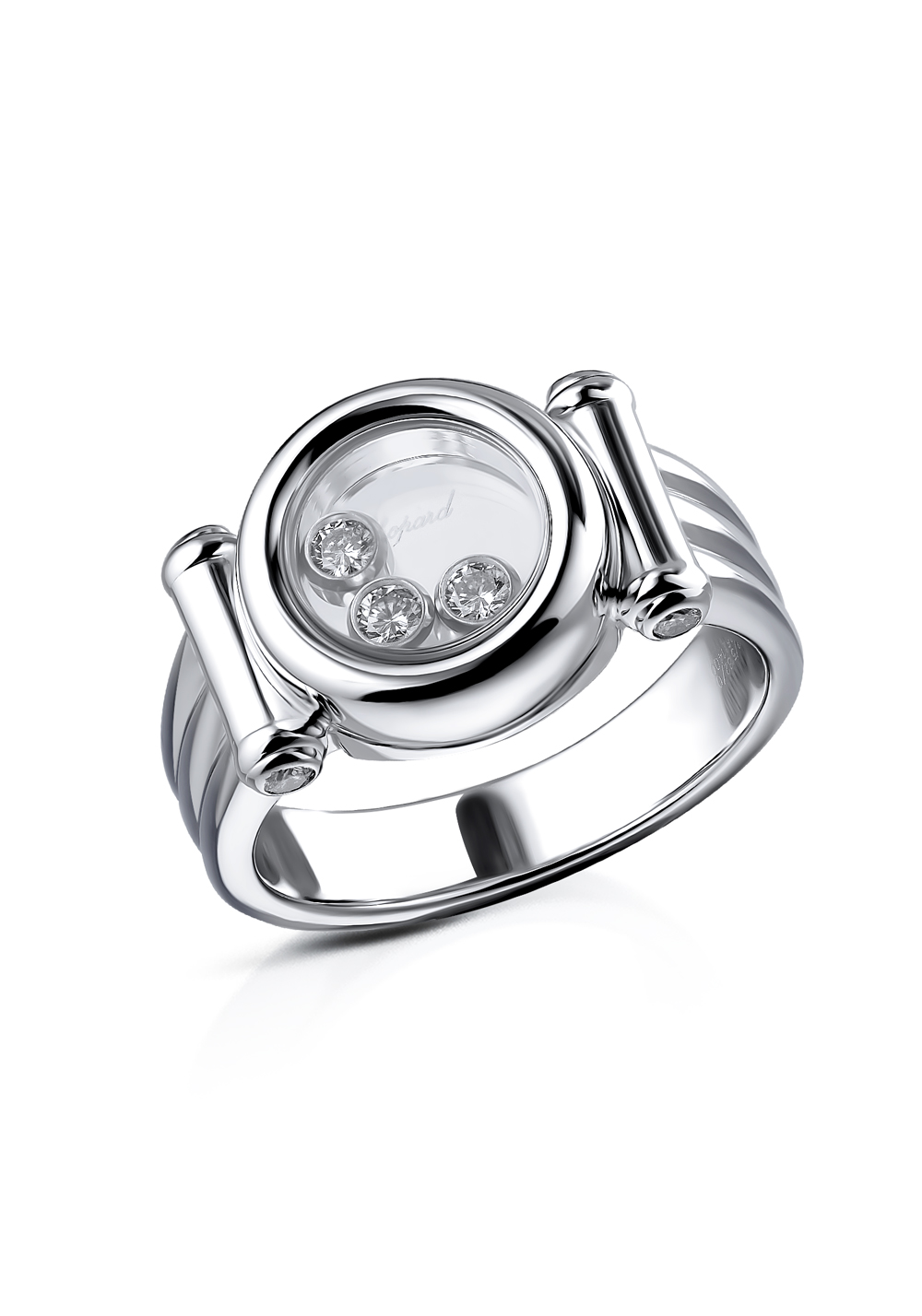 Happy diamonds chopard ring top