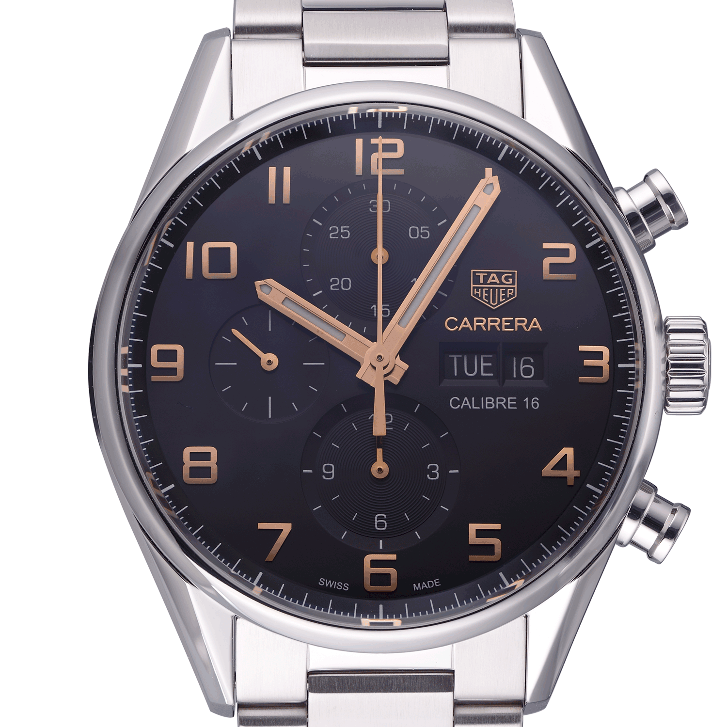 Tag Heuer Carrera Calibre 16 Chronograph 43mm CV2A1AB.BA0738 32260