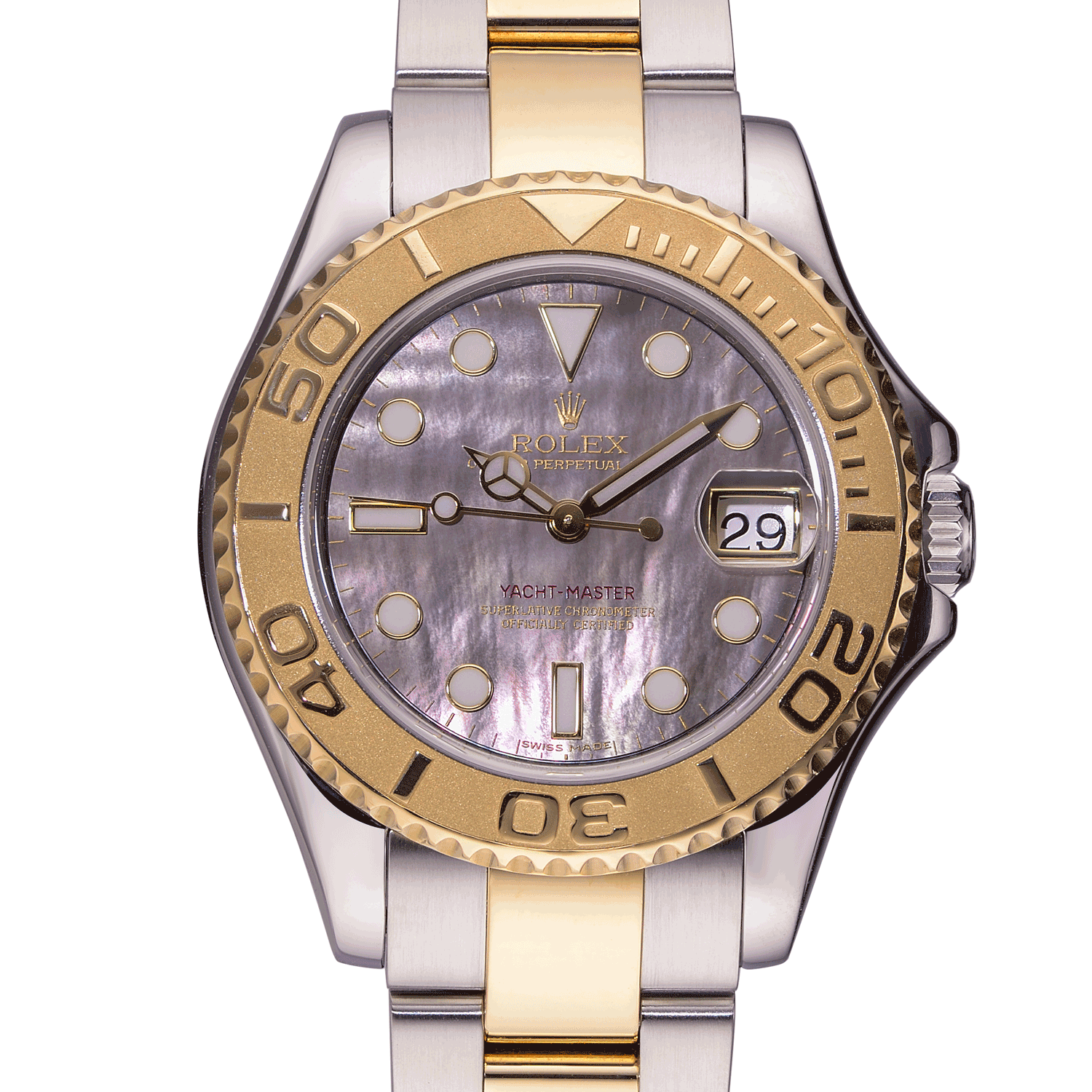 Yachtmaster stahl gold discount