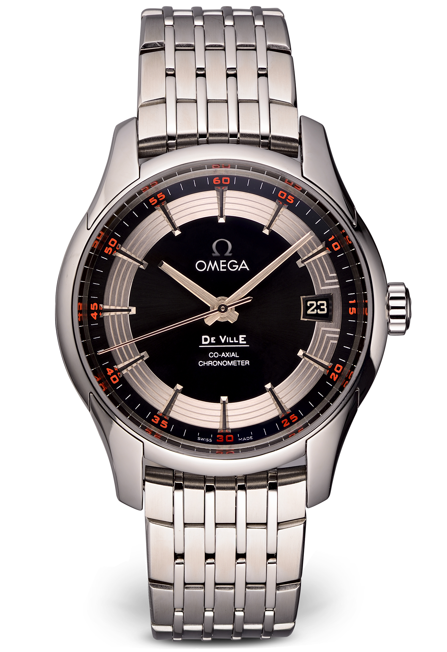 Omega De Ville Hour Vision Co Axial 41 mm Automatic Black Dial 43130412101001 33288